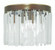 Ashton Three Light Ceiling Mount in Hand Applied Palacial Bronze (107|50552-64)