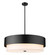 Counterpoint Six Light Chandelier in Matte Black (224|495P32-MB)