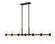 Artemis 14 Light Linear Chandelier in Matte Black (224|494-14L-MB)