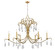 Amara Six Light Chandelier in Gilded Gold (224|3039-59GG)