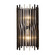 Park Row Two Light Wall Sconce in Matte Black/French Gold (137|393W02MBFG)