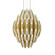 Chimes LED Pendant in Satin Brass (69|2048.38)