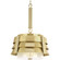 Point Dume-Sandbar Three Light Pendant in Brushed Brass (54|P500198-160)