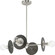 Trimble Four Light Chandelier in Brushed Nickel (54|P400337-009)