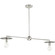 Trimble Two Light Linear Chandelier in Brushed Nickel (54|P400336-009)