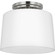 Adley One Light Flush Mount in Brushed Nickel (54|P350260-009)