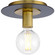 Trimble One Light Flush Mount in Brushed Bronze (54|P350247-109)