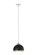 Landry One Light Pendant in Matte Black / Chrome (224|1004P10-MB-CH)