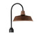 Pier M One Light Post Lantern in Empire Bronze / Black (16|35010EBBK)