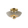 Poppy LED Flush Mount in Silver Gold / Satin Brass (16|11390SGSBR)