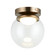 Boble LED Flush Mount in Aged Gold Brass (423|X61301AGCL)