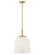 Willa LED Convertible Pendant in Heritage Brass (13|45097HB)