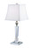 Crystal Lamps One Light Table Lamp in Polished Chrome (110|CTL-114)