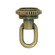 1/8 Ip Screw Collar Loop With Ring in Antique Brass (230|90-2344)