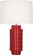 Dolly One Light Table Lamp in Ruby Red Glazed Textured Ceramic (165|RR800)