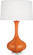 Pike One Light Table Lamp in Pumpkin Glazed Ceramic w/Lucite (165|PM996)