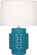 Dolly One Light Accent Lamp in Peacock Glazed Textured Ceramic (165|PC801)