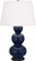 Triple Gourd One Light Table Lamp in Matte Midnight Blue Glazed Ceramic w/Deep Patina Bronzeed (165|MMB41)