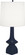 Jasmine One Light Table Lamp in MATTE MIDNIGHT BLUE GLAZED CERAMIC (165|MMB10)