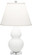 Small Double Gourd One Light Accent Lamp in Matte Lily Glazed Ceramic w/Lucite (165|MLY53)