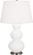 Triple Gourd One Light Table Lamp in Matte Lily Glazed Ceramic w/Antique Silver (165|MLY42)