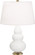 Small Triple Gourd One Light Accent Lamp in Matte Lily Glazed Ceramic w/Antique Natural Brassed (165|MLY30)