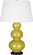 Triple Gourd One Light Table Lamp in Citron Glazed Ceramic w/Deep Patina Bronze (165|CI41X)
