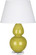 Double Gourd One Light Table Lamp in Citron Glazed Ceramic w/Lucite Base (165|CI23X)
