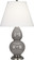 Small Double Gourd One Light Accent Lamp in Smoky Taupe Glazed Ceramic (165|1770X)