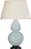 Double Gourd One Light Table Lamp in Baby Blue Glazed Ceramic w/Deep Patina Bronze (165|1646X)