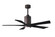Patricia 52''Ceiling Fan in Textured Bronze (101|PA5-TB-BK-52)