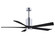 Patricia 60''Ceiling Fan in Polished Chrome (101|PA5-CR-BK-60)