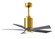 Patricia 42''Ceiling Fan in Brushed Brass (101|PA5-BRBR-BW-42)