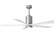 Patricia 60''Ceiling Fan in Brushed Nickel (101|PA5-BN-MWH-60)