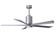 Patricia 60''Ceiling Fan in Brushed Nickel (101|PA5-BN-BW-60)