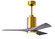 Patricia 42''Ceiling Fan in Brushed Brass (101|PA3-BRBR-BW-42)