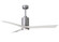 Patricia 60''Ceiling Fan in Brushed Nickel (101|PA3-BN-MWH-60)