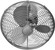 Kaye 13''Wall Fan in Brushed Nickel (101|KC-BN)