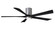 Irene-5HLK 60''Ceiling Fan in Brushed Nickel (101|IR5HLK-BN-BK-60)