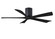 Irene 52''Ceiling Fan in Matte Black (101|IR5H-BK-BK-52)