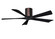 Irene-5H 52''Ceiling Fan in Brushed Bronze (101|IR5H-BB-BK-52)