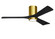 Irene 52''Ceiling Fan in Brushed Brass (101|IR3HLK-BRBR-BK-52)