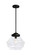 Blop One Light Pendant in Matte Black (423|C66701MBCL)