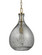 Zephyr One Light Mini Pendant in Antique Brass (90|830049)