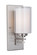Chryssa One Light Wall Sconce in Brushed Nickel (90|520145)