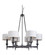 Pembroke Six  Light Chandelier in Urban Bronze (90|410673)