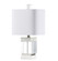 One Light Table Lamp in Satin Nickel (90|320034)