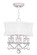 Newcastle Three Light Mini Chandelier/Ceiling Mount in White (107|6303-03)