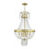 Valentina Six Light Pendant in Hand Applied Winter Gold (107|51856-28)