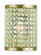Grammercy One Light Wall Sconce in Hand Applied Winter Gold (107|50571-28)